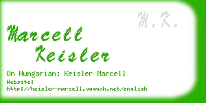 marcell keisler business card